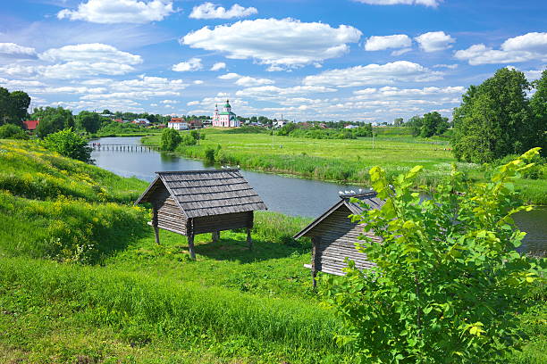 istock Summer landscape in Suzdal 522798848