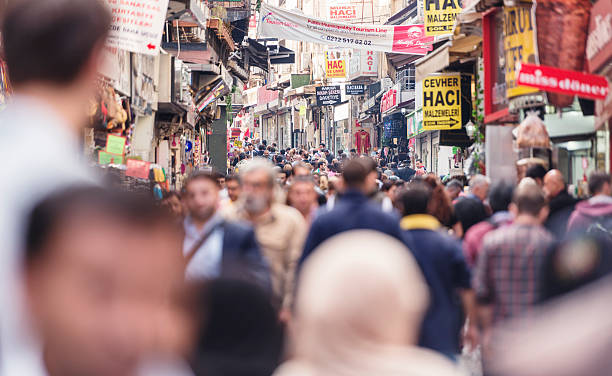 istock Crowd at Mahmutpasa district of Istanbul Turkey 522799587