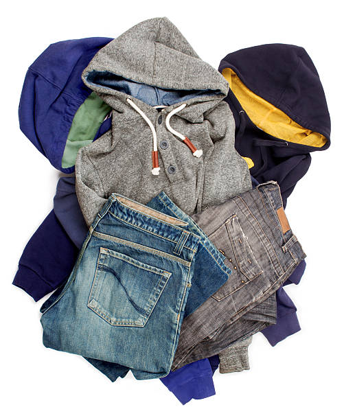 istock pile of clothing isolated on white 522800323