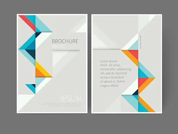 Vector illustration of Cover design template