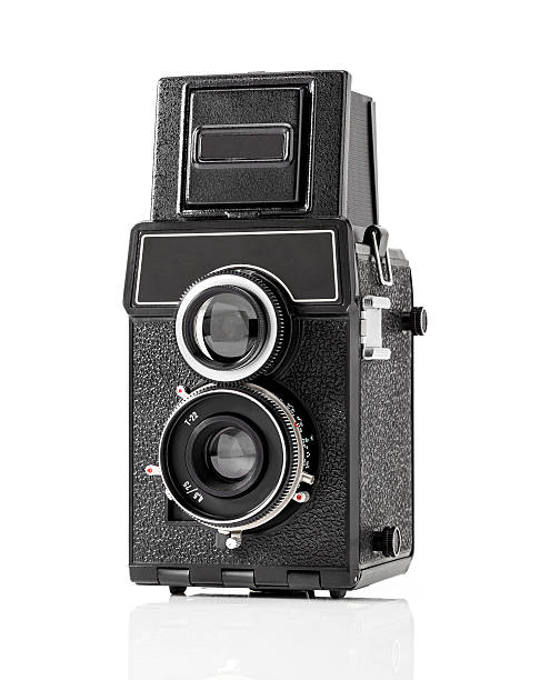 istock Retro vintage Lomo Holga camera with two lenses 522802305