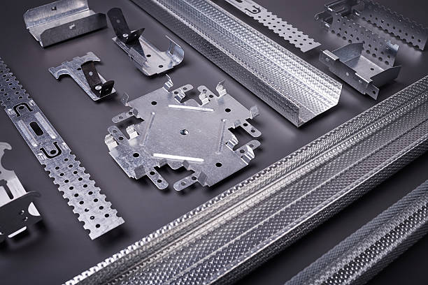 istock Set profiles and fasteners for drywall 522802990