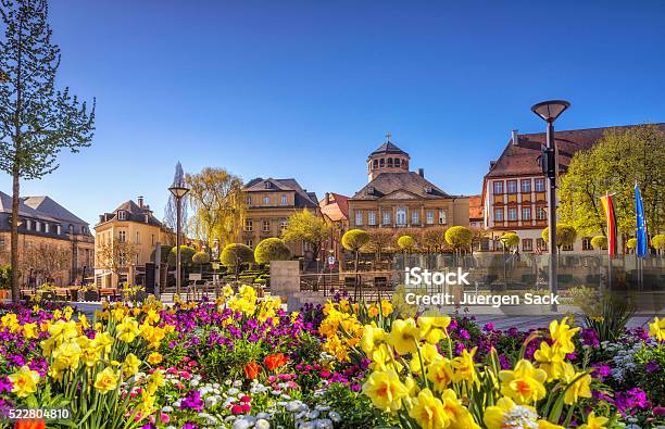 Bayreuth Luitpoldplatz And La Spezia Platz Stock Photo - Download Image Now - Bayreuth, Germany, Springtime