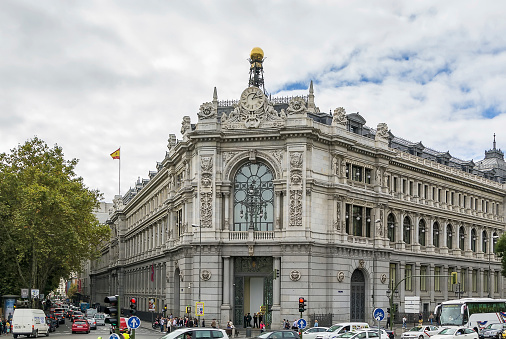 Banco de Madrid, España photo
