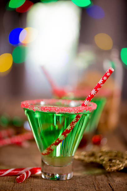 istock Christmas Emerald Green Cocktail 522815929