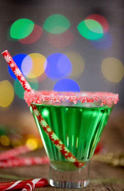 istock Christmas Emerald Green Cocktail 522815931