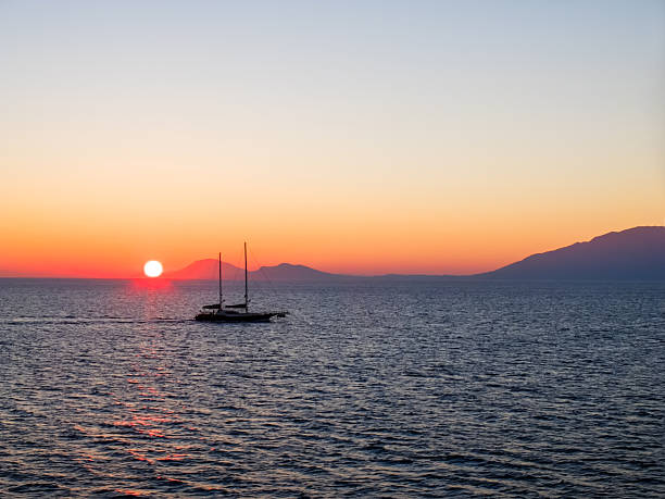 istock Sunrise sky in the Aegean Sea 522816287