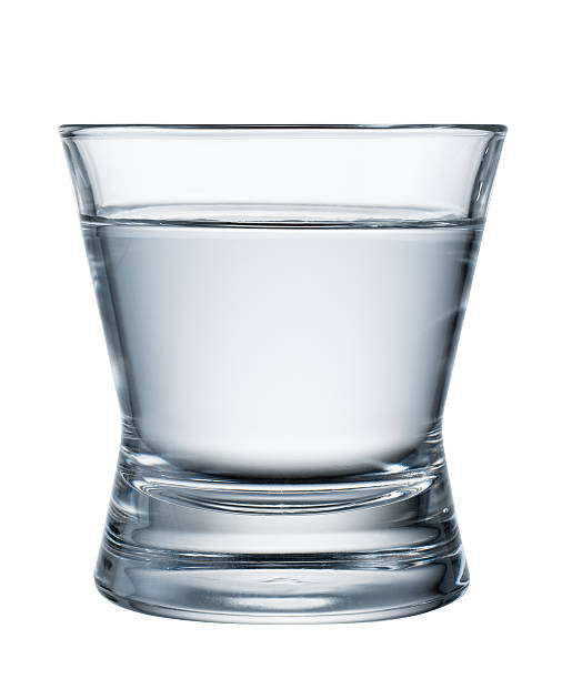istock Water glass isolated on white. With clipping path 522816603