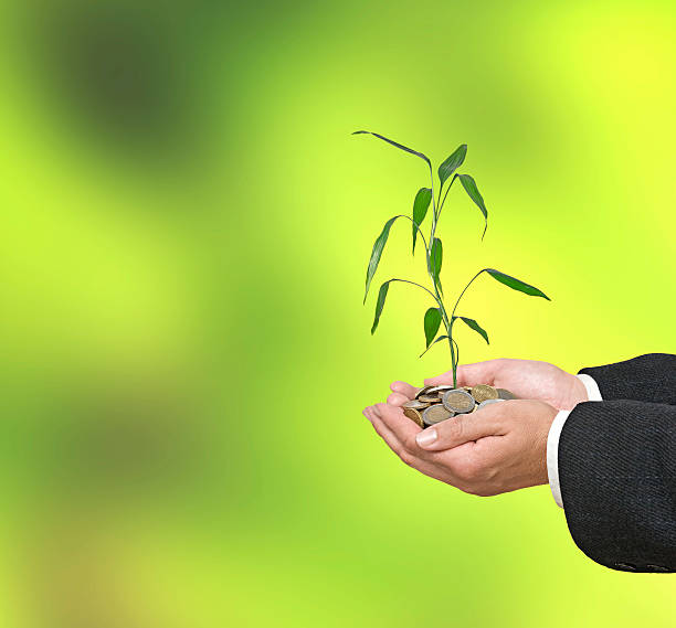 istock Investing to green business 522819173