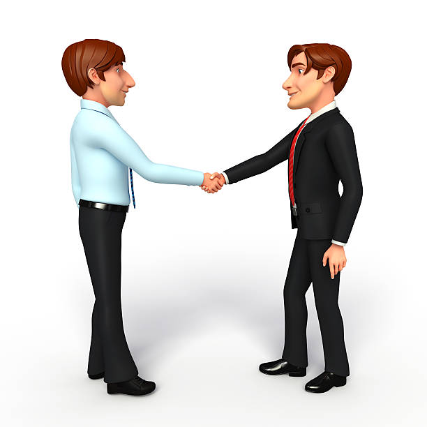 istock Business and service man with shake hand 522820703