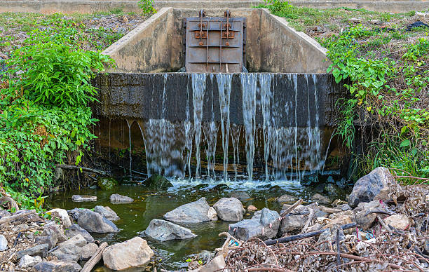istock Domestic wastewater drainage. 522831599