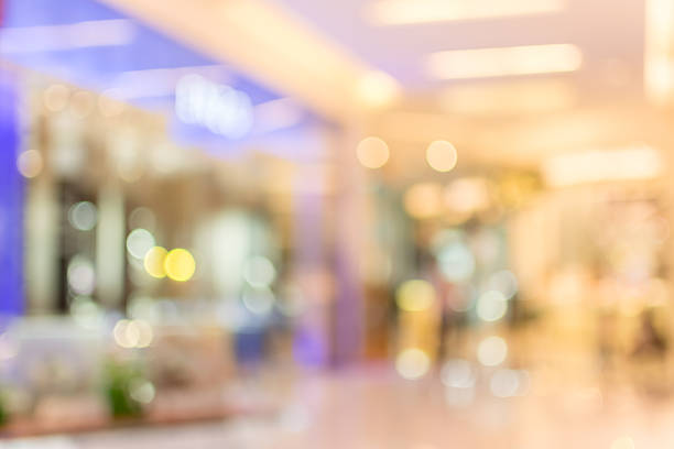 istock Abstract background of shopping mall 522835935