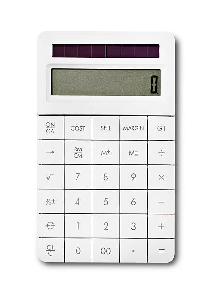 Calculator Calculator isolated on white calculator photos stock pictures, royalty-free photos & images