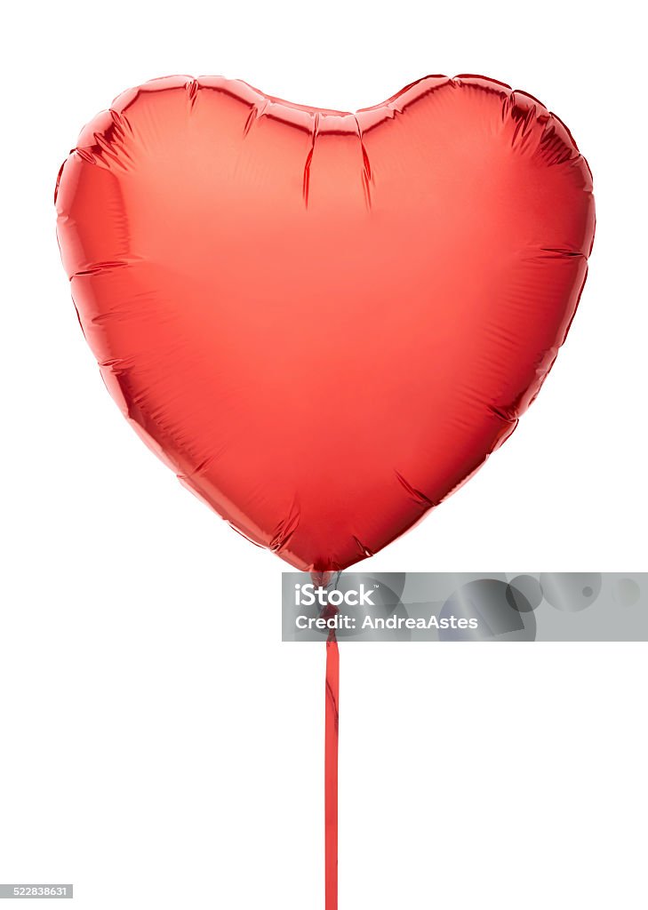Palloncino Cuore Rosso Con Nastro - Fotografie stock e altre immagini di  Simbolo di cuore - Simbolo di cuore, Palloncino, Palloncino a elio - iStock