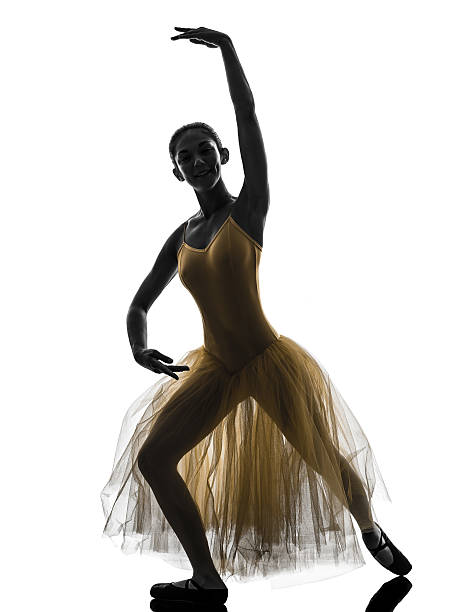 istock woman  ballerina ballet dancer dancing silhouette 522850197