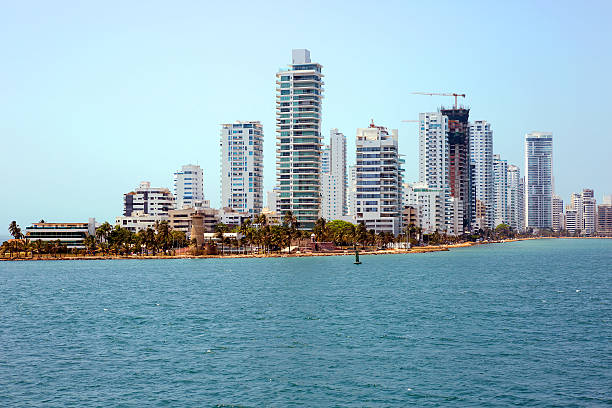 istock Cartagena (Colombia). View from the sea. 522854086