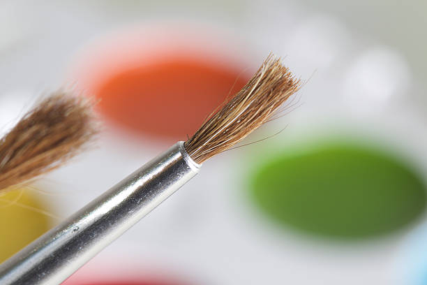 istock Watercolors and brushes for painting 522855164
