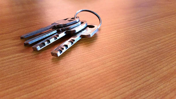 istock Set of Rusted Metal Keys 522858664