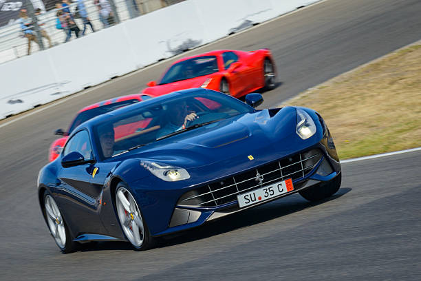 f12 ferrari berlinetta gran turismo sports car - f12 stock-fotos und bilder