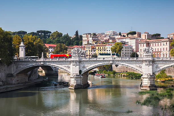istock Ponte Vittorio Emanuele II, a bridge in Rome 522866762