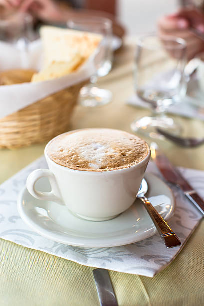istock Delicious, aromatic cappuccino for breakfast at a cafe 522868703