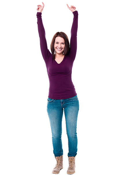 istock Excited pretty charming girl 522868925