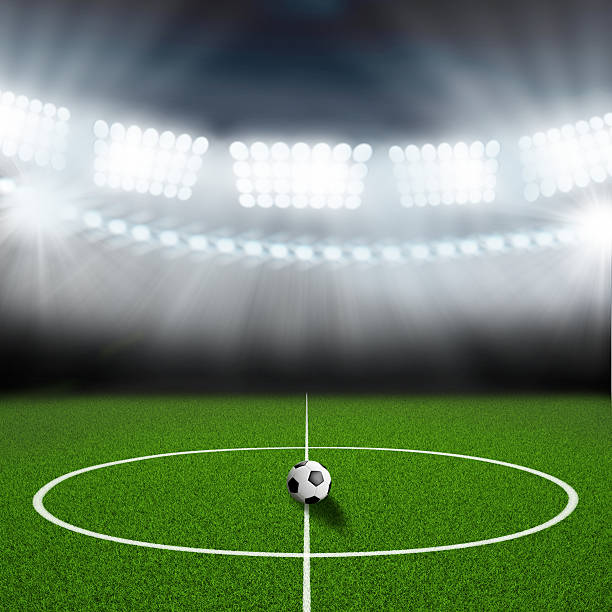 istock soccer field center and ball 522869479