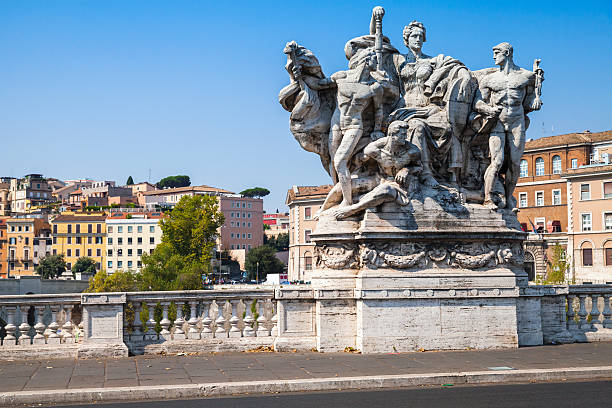 istock Sculpture of Ponte Vittorio Emanuele II, Rome 522871264