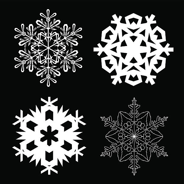 Snowflake- Vector - ilustração de arte vetorial