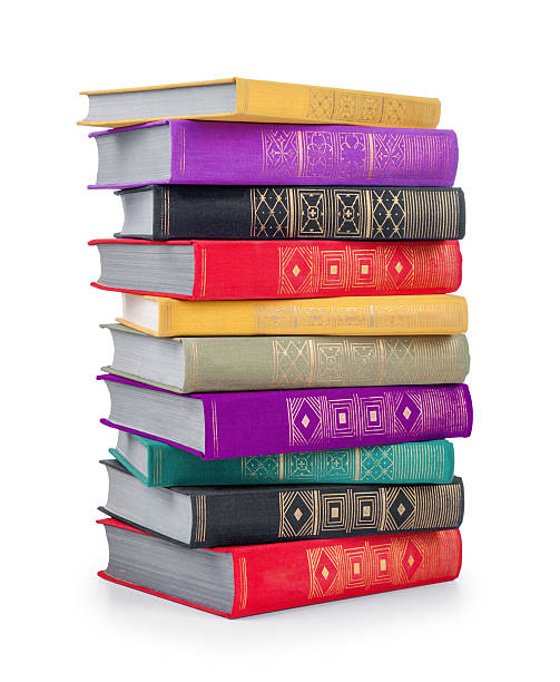 istock stack of colorful vintage books 522872209