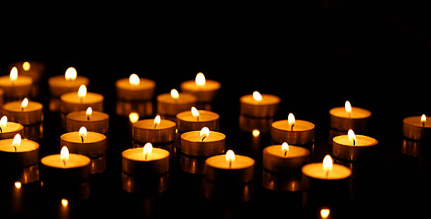istock Burning candles with shallow depth of field 522872866