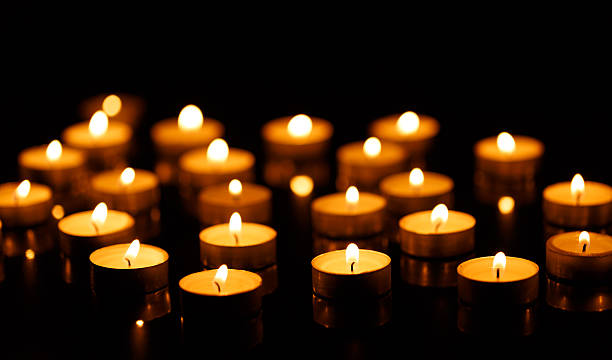 istock Burning candles with shallow depth of field 522873032