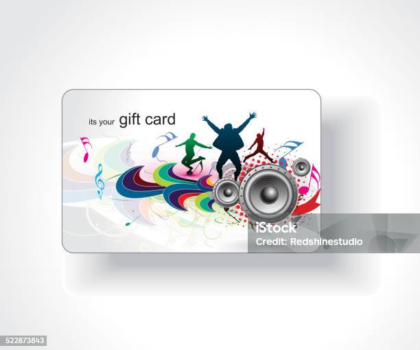 Beautiful Gift Card Stock Illustration - Download Image Now - Abstract, Anniversary, Backgrounds