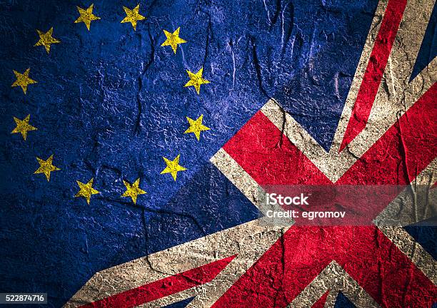 Politic Relationship Between Europe Union And Great Britain Brexit Stock Photo - Download Image Now