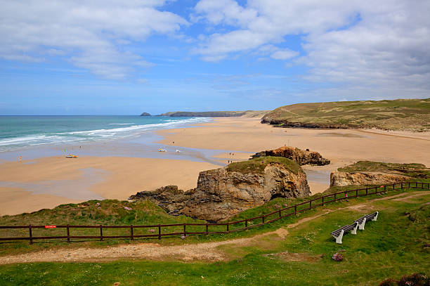 istock Perranporth North Cornwall best surfing beaches in uk 522876978