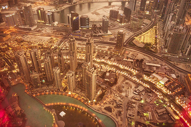 istock dubai skyline with downtown aerial view 522881429