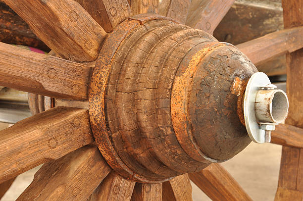 istock wheels of a cart 522887167