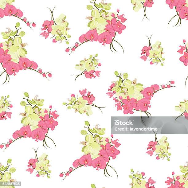 Rococo Style Seamless Vector Background Stock Illustration - Download Image Now - Affectionate, Backgrounds, Baroque Style