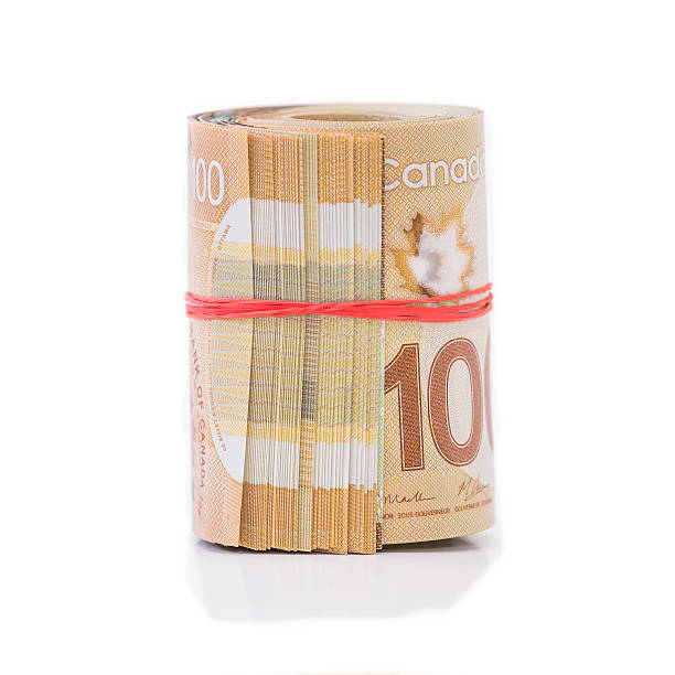istock Roll of Canadian dollars 522895247