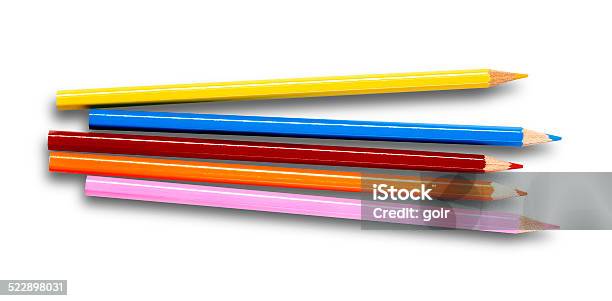 Pencils Stock Photo - Download Image Now - Colored Pencil, White Background, Cut Out