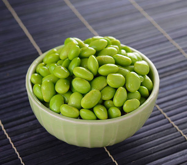 istock Edamame soy beans in bowls 522907669
