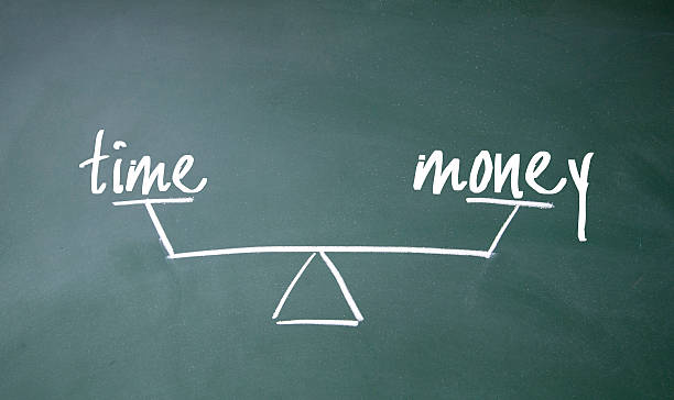 istock time and money balance sign 522910167