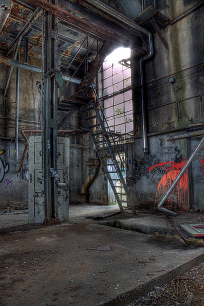 ladder and old door