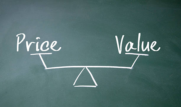 istock price and value balance sign 522921237