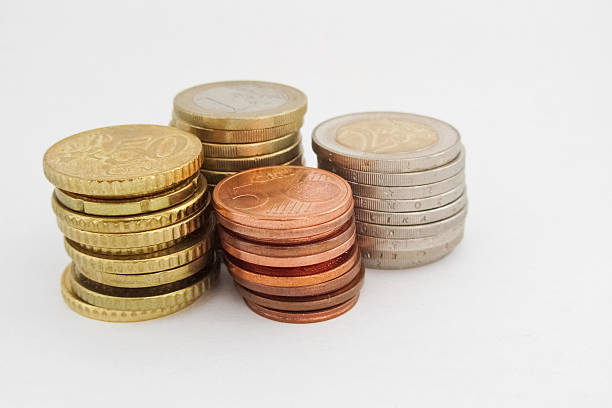 istock Stack of European Euro coins 522921611