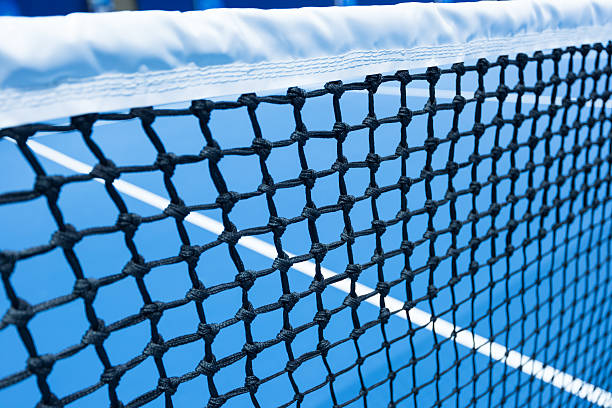 istock Outdoor Tennis Net Shallow Depth of View 522923611