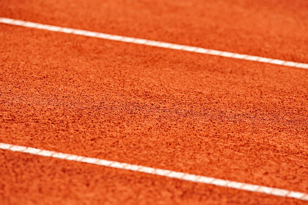 istock Sidelines detail on a tennis court 522924217