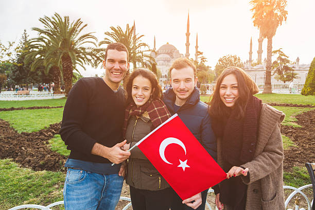 istock Group of Turkish Friends in Istanbul 522945605