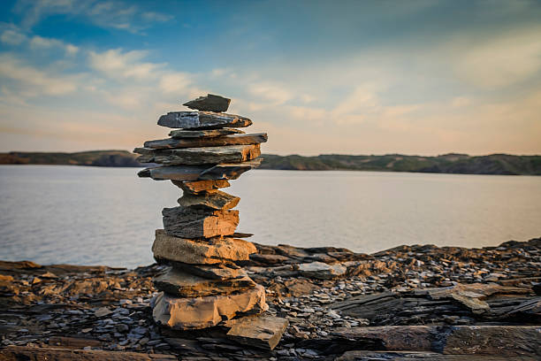 istock Pile of rocks that guide for travelers 522947095