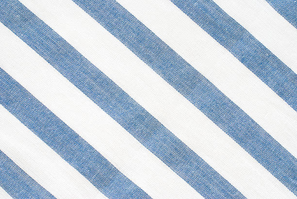 istock striped linen background, blue and white colors 522948275